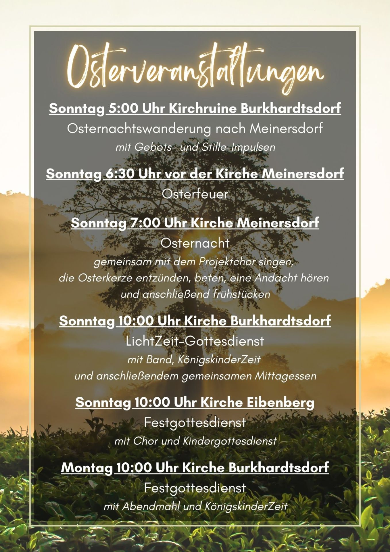 2026 04 05 Plakat Osterveranstaltungen