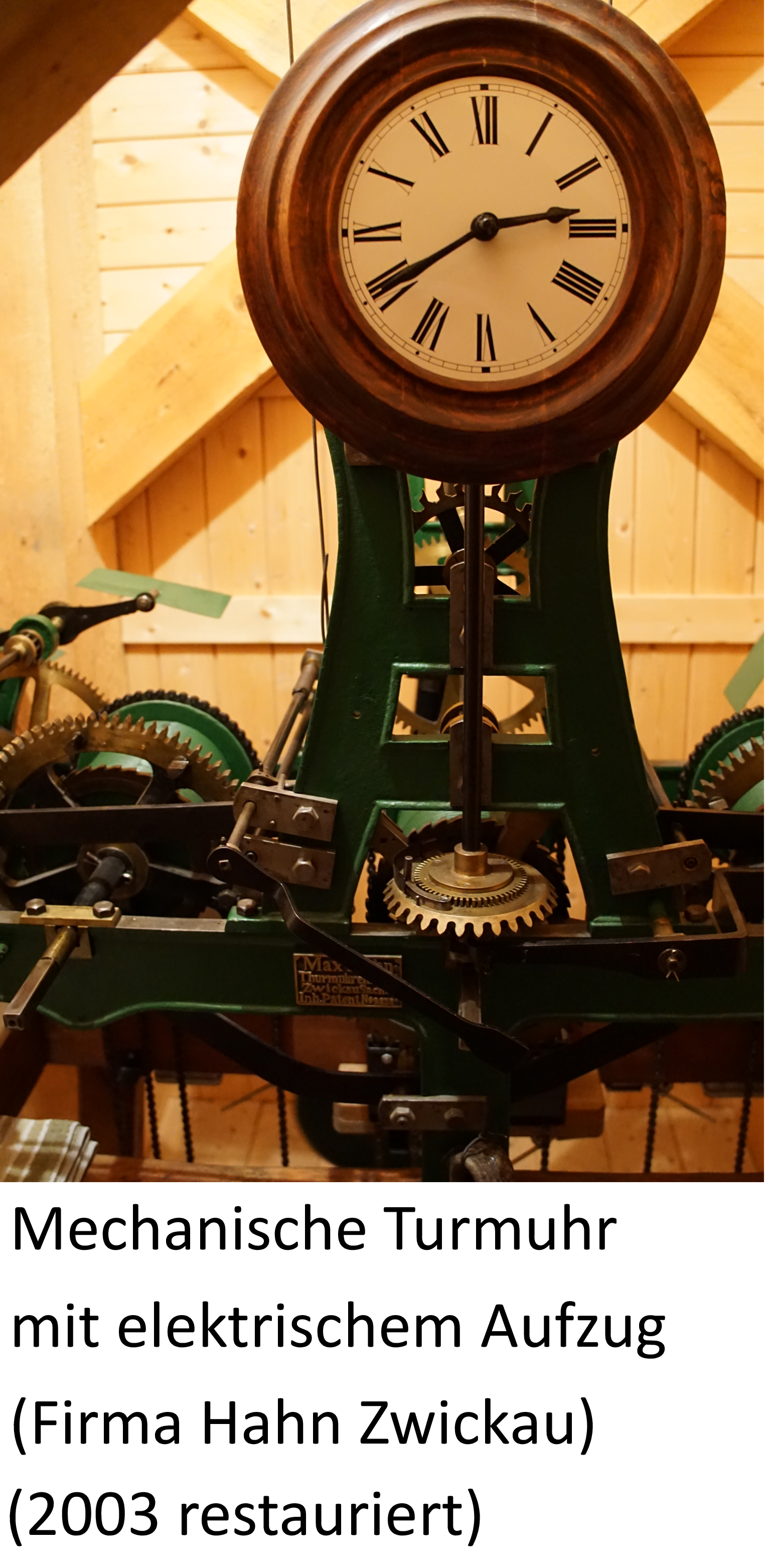 mechanische Turmuhr